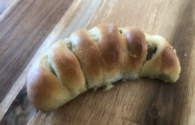 mini croissants au basilic